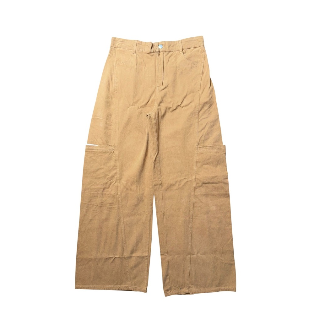 HYFVE Wide Leg Utility Pants in Tan
